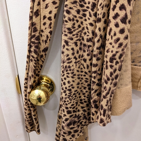Danier Animal Print Sweater Cardigan - L - Picture 4 of 8